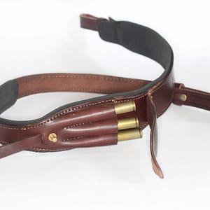 Pas do broni z uchwytem na kciuk i ładownicą na trzy naboje 110cm