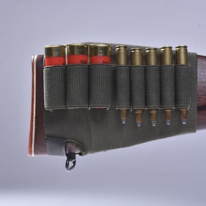 Etui guma 5szt. naboi i 3szt. śrut kolor oliwka