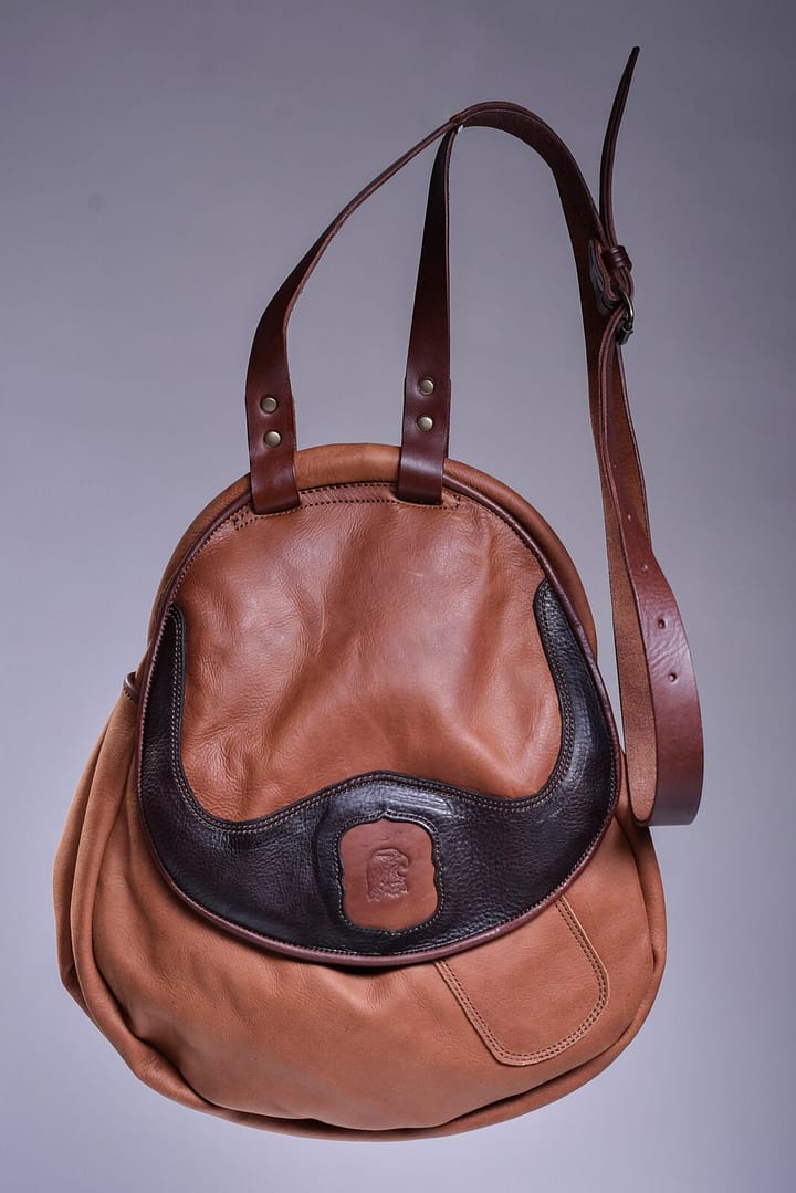 Torba sokolnicza skórzana z stelażem